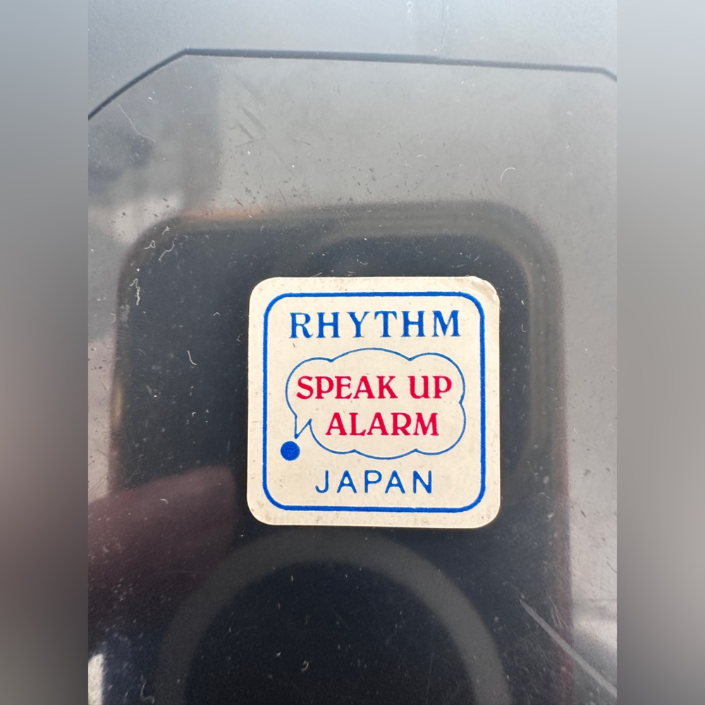 Vintage Charlie Chaplin Rhythm Speak-Up Bubble Alarm Clock Japan Volume adjust - Picture 6 of 10